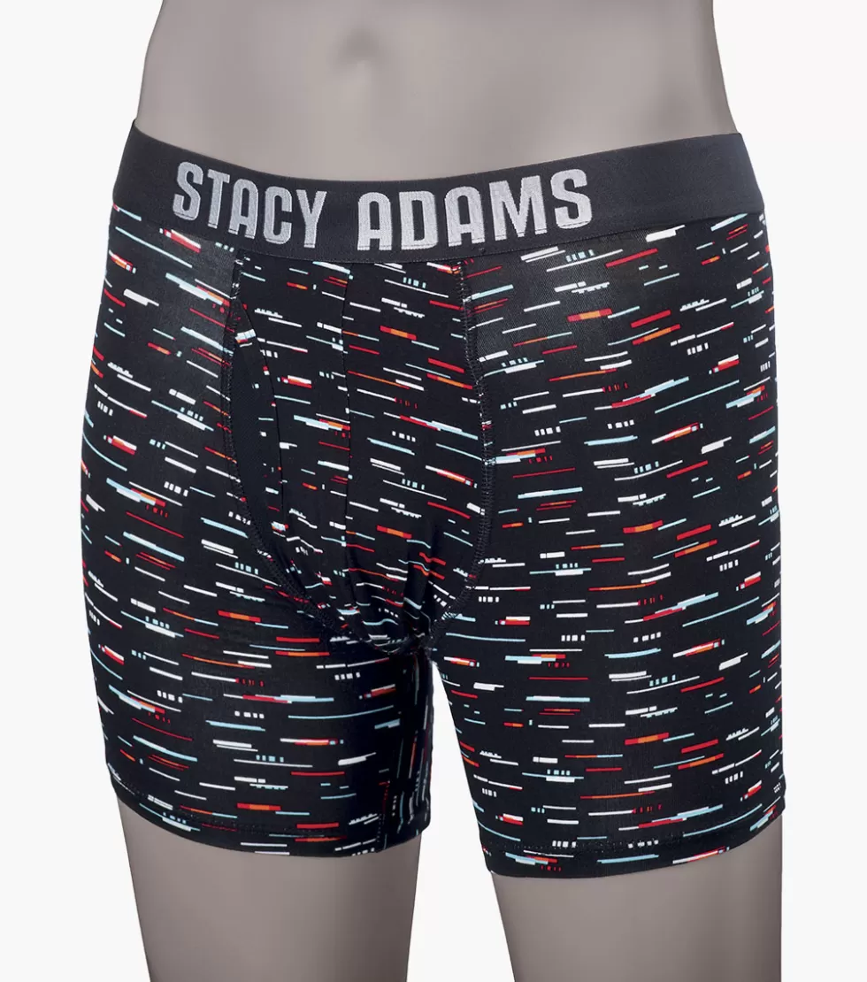 Stacy Adams Boxer Brief Black Cheap