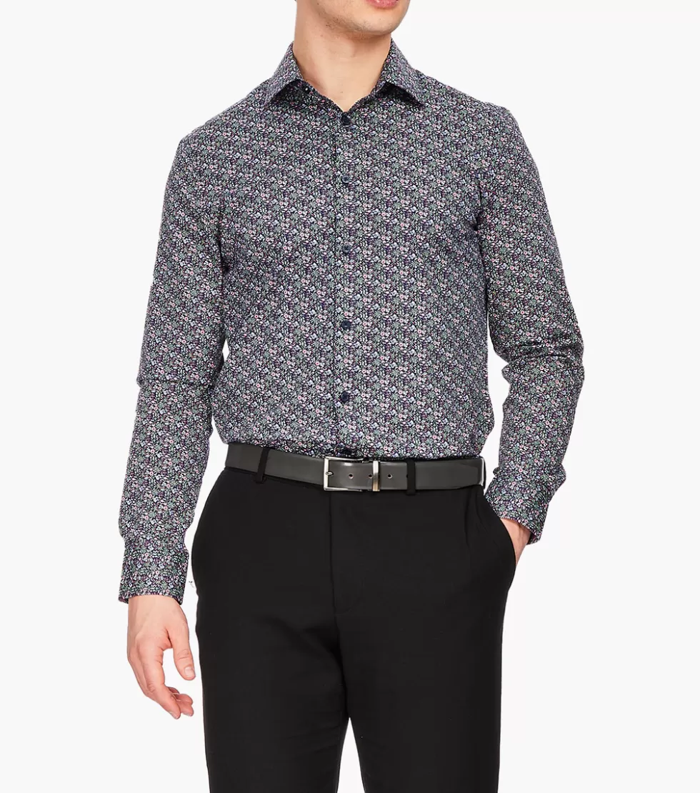 Stacy Adams Chesham Dress Shirt Black Multi Online