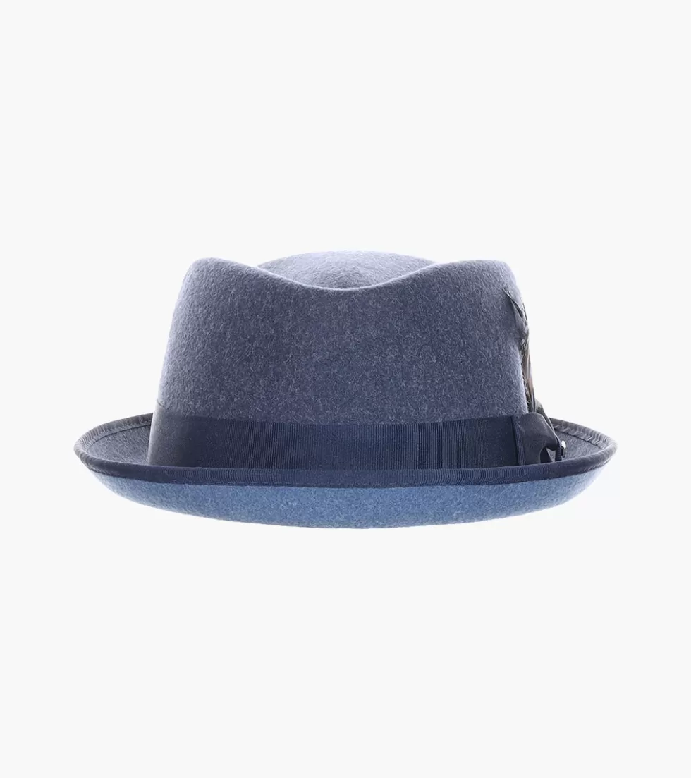 Stacy Adams Cranston Fedora Navy Discount