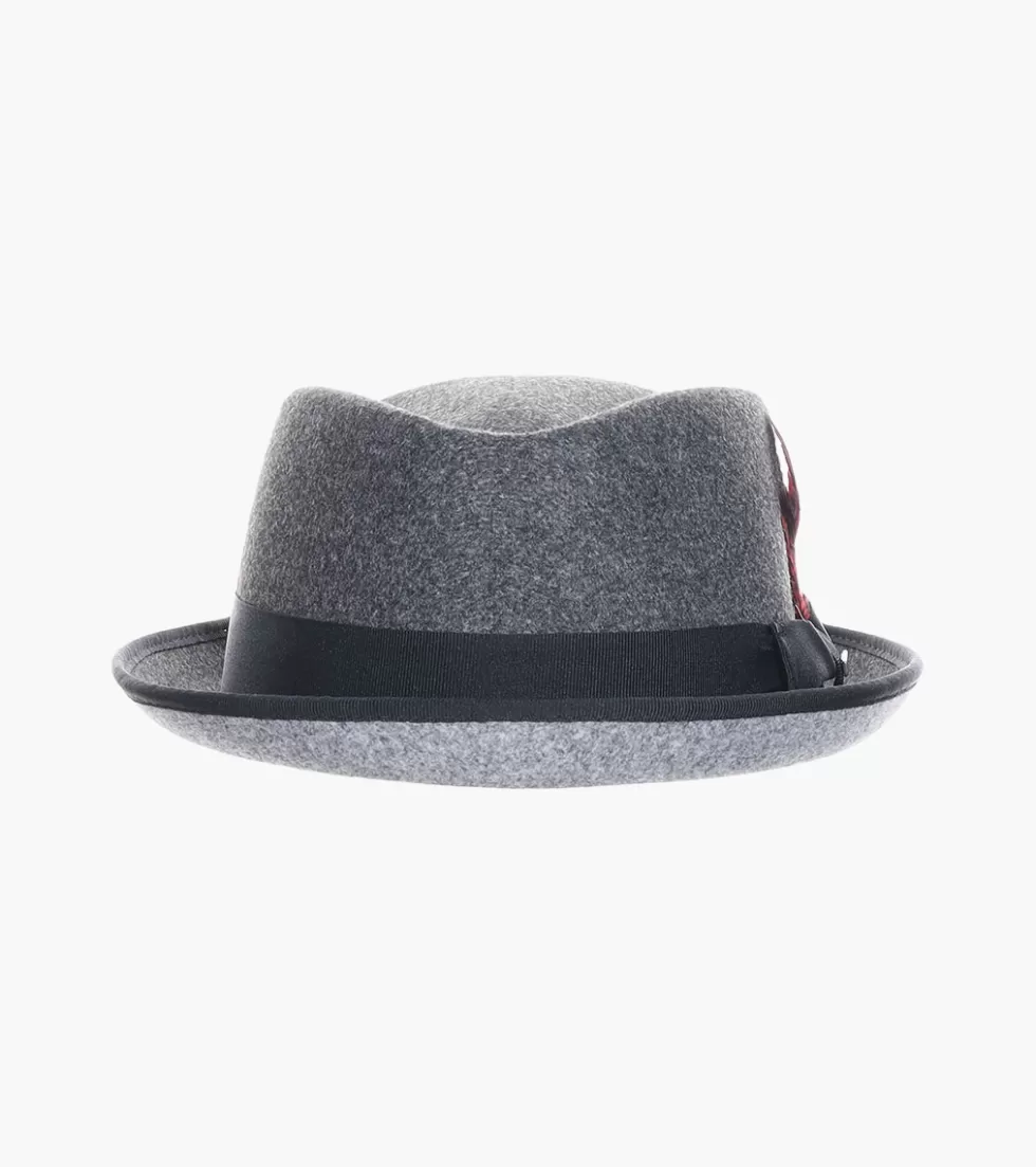 Stacy Adams Cranston Fedora Charcoal Cheap