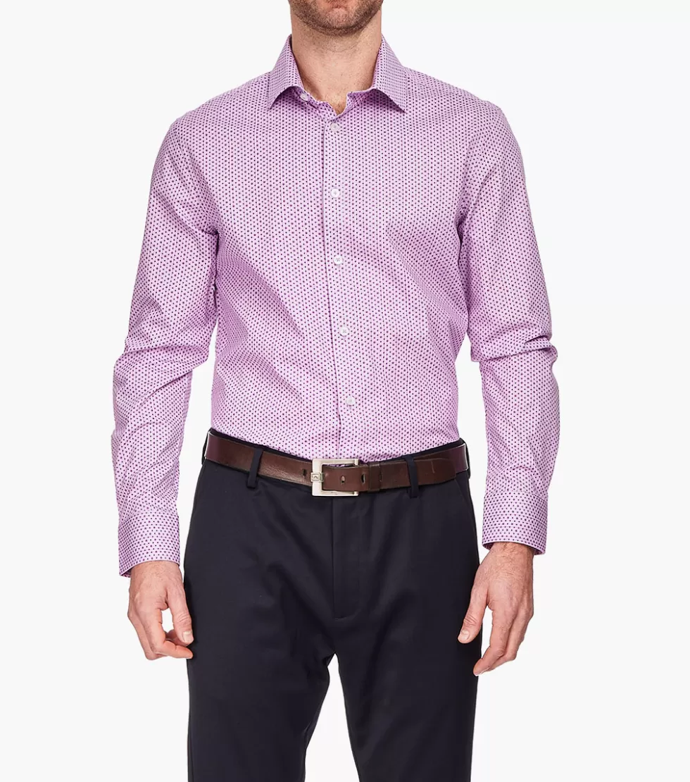 Stacy Adams Grantham Dress Shirt Lilac New