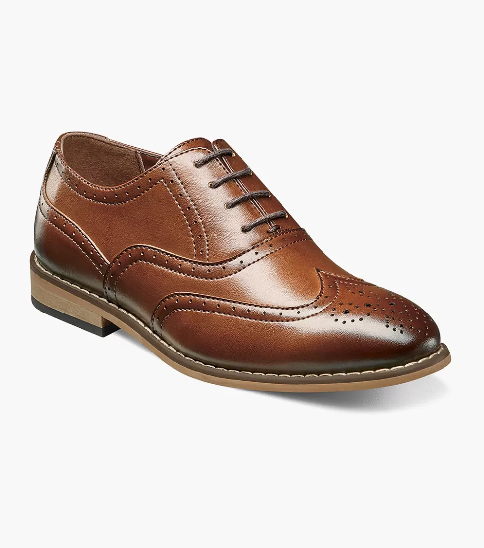 Stacy Adams Kids Dunbar Cognac Discount