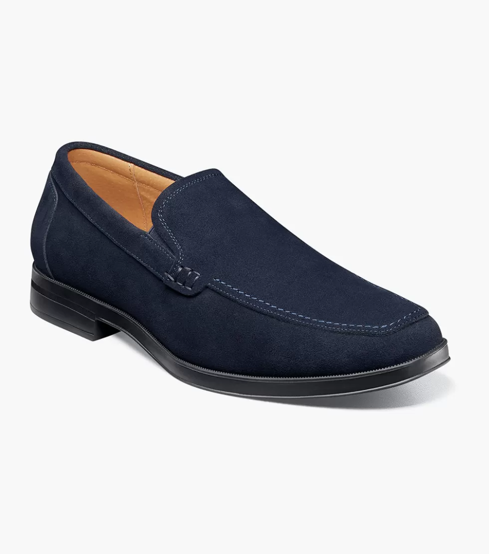 Stacy Adams Pelton Navy Suede Fashion