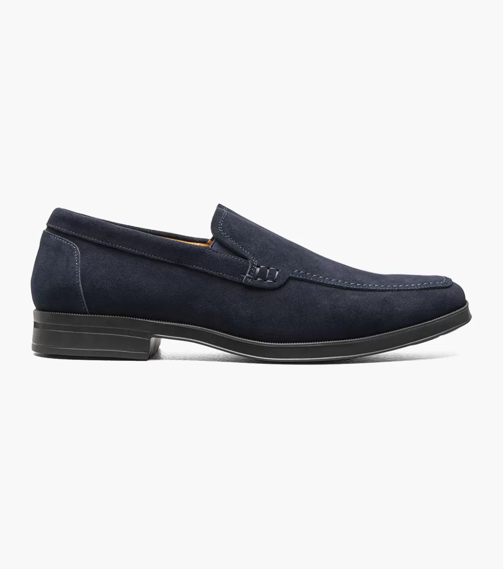 Stacy Adams Pelton Navy Suede Fashion