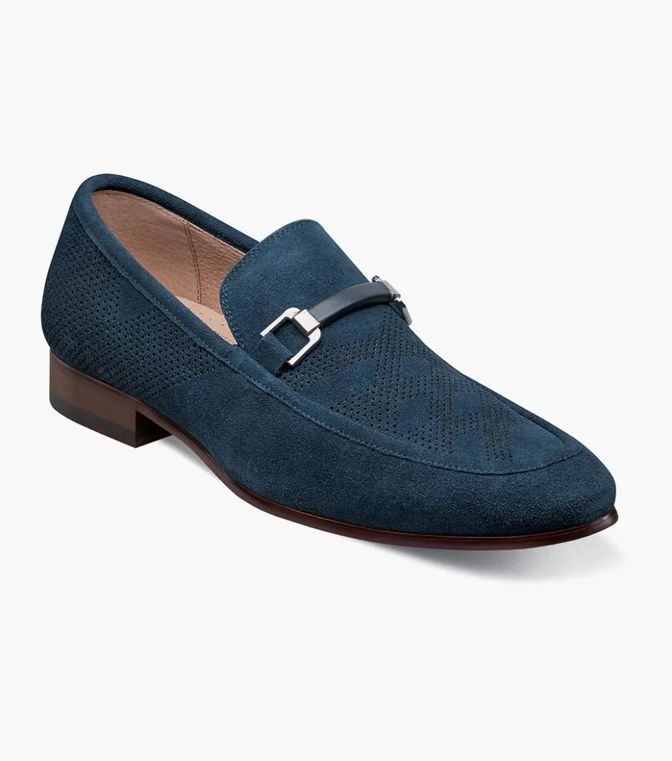 Stacy Adams Wydell Navy Suede Best